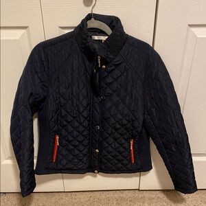 Navy Quilted Jacket
